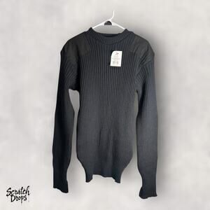 Vintage Rothco Women's Wool Military Sweater NWT Tactical Commando Size 17x32